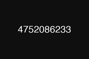 4752086233