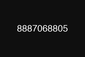 8887068805