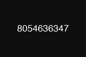 8054636347